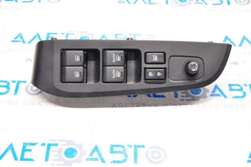 Front left window lift control Subaru Legacy 15-19 with black trim and window lift control