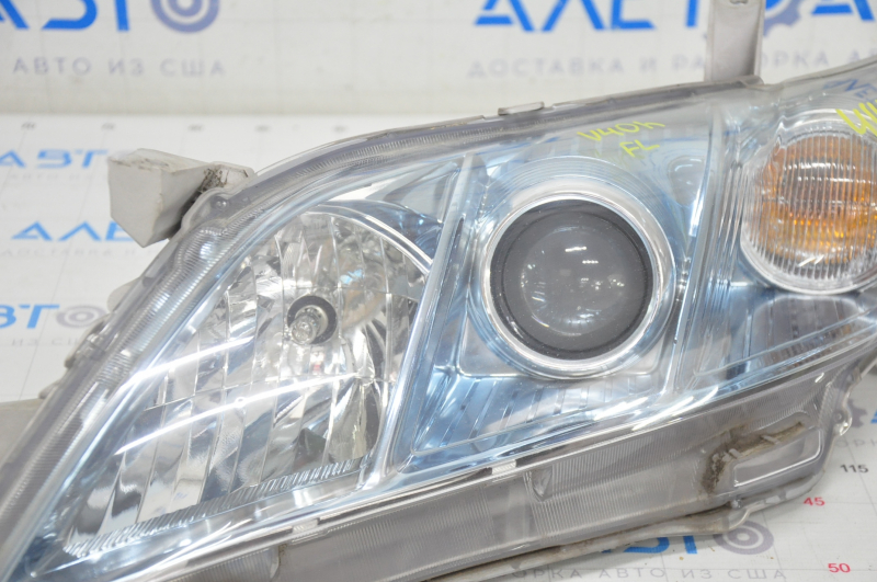 Headlight front left Toyota Camry v40 07-09 naked, hybrid, halogen, sand