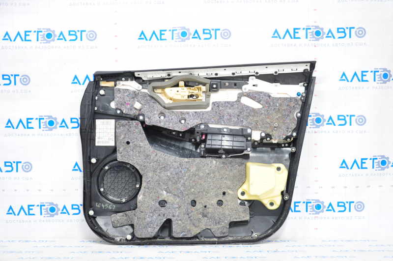 Door trim card front left Lexus NX300 NX300h 18-20 black with beige insert, for dry cleaning