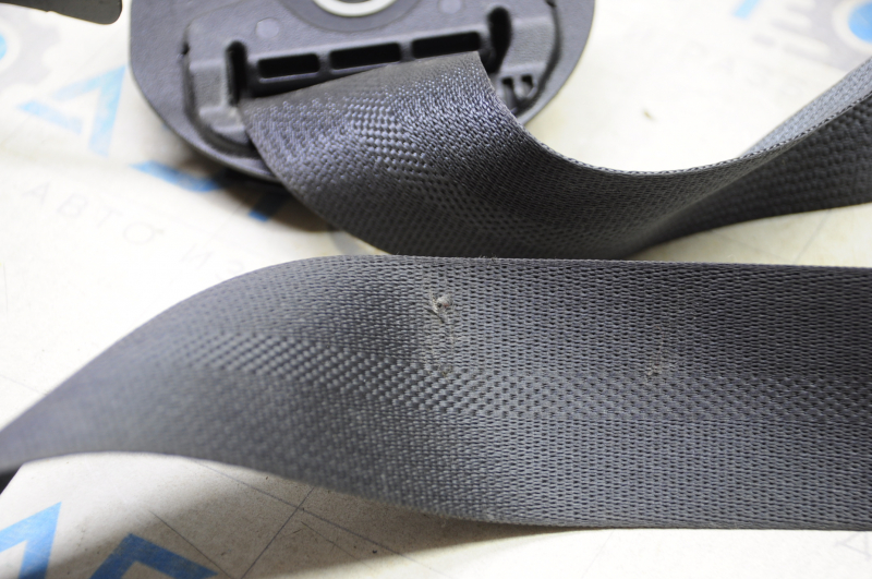 Passenger seat belt Infiniti QX50 19-25 black, shot, torn
