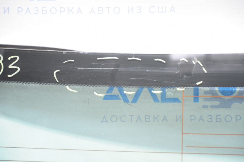 Rear glass Toyota Camry v55 15-17 usa scratches, contact soldered off