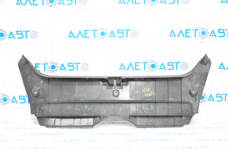 Trunk opening trim Toyota Camry v50 12-14 usa, black, scratches, plastic turned white