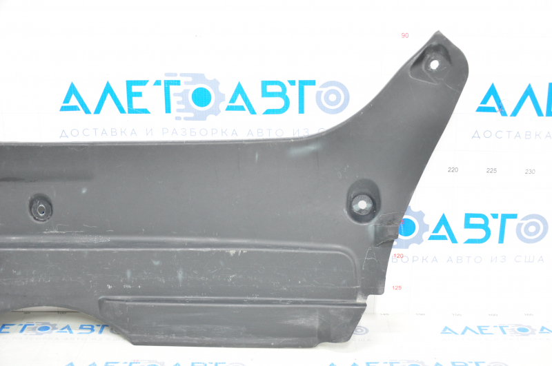 Trunk opening trim Toyota Camry v50 12-14 usa, black, scratches, plastic turned white