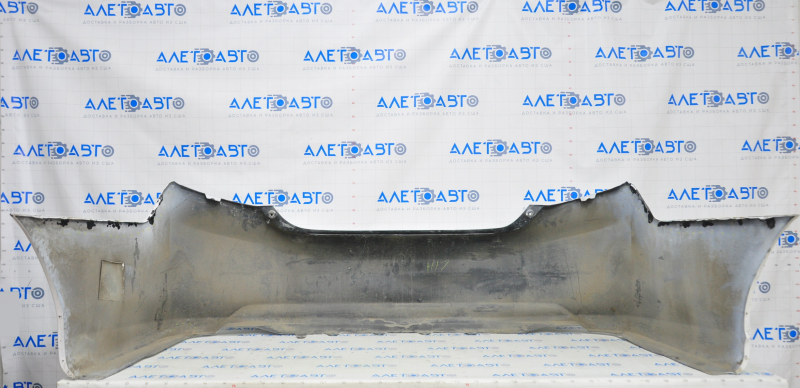 Rear bumper bare Toyota Camry v50 12-14 usa LE XLE white, broken creases, cracked, made