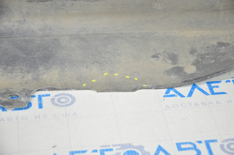 Rear bumper bare Toyota Camry v50 12-14 usa LE XLE white, broken creases, cracked, made
