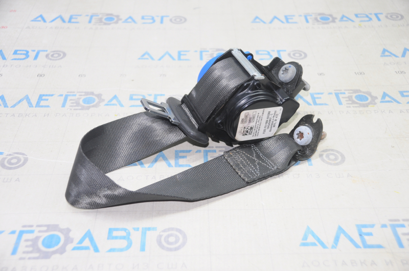 Rear left seat belt Ford Fusion mk5 13-16 black, dry cleanable