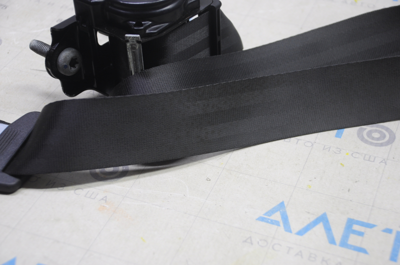 Rear left seat belt Ford Fusion mk5 13-16 black, dry cleanable