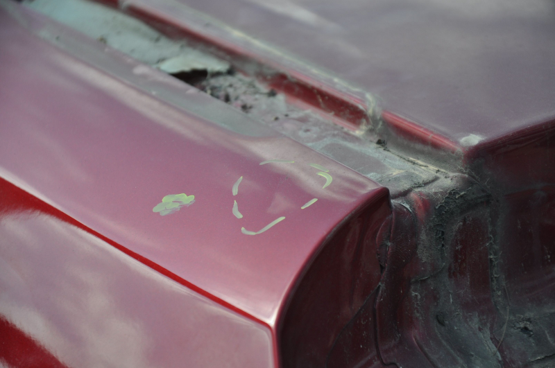 Roof metal Ford Escape MK3 13-19 without hatch, sawed off, dents