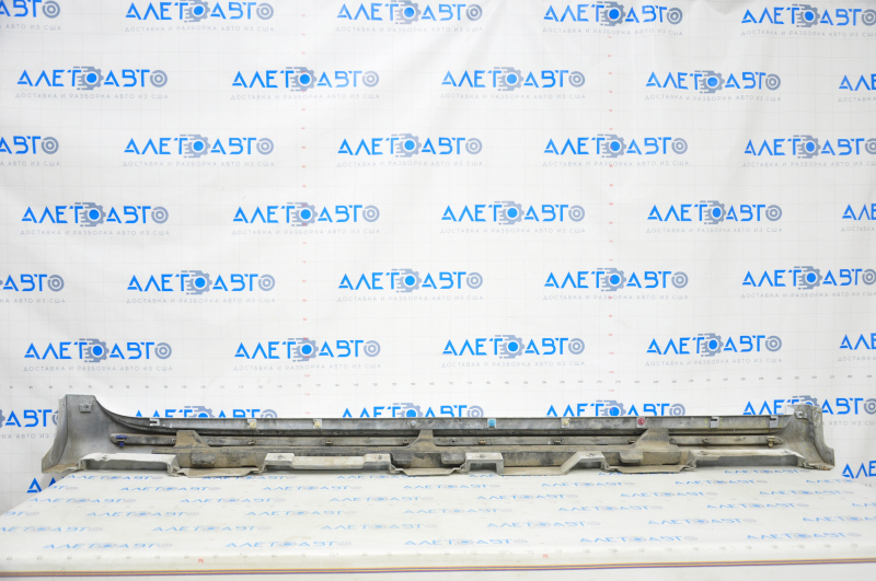 Left threshold Toyota Camry v50 12-14 usa LE XLE with chrome, white, torn, made, broken fastener
