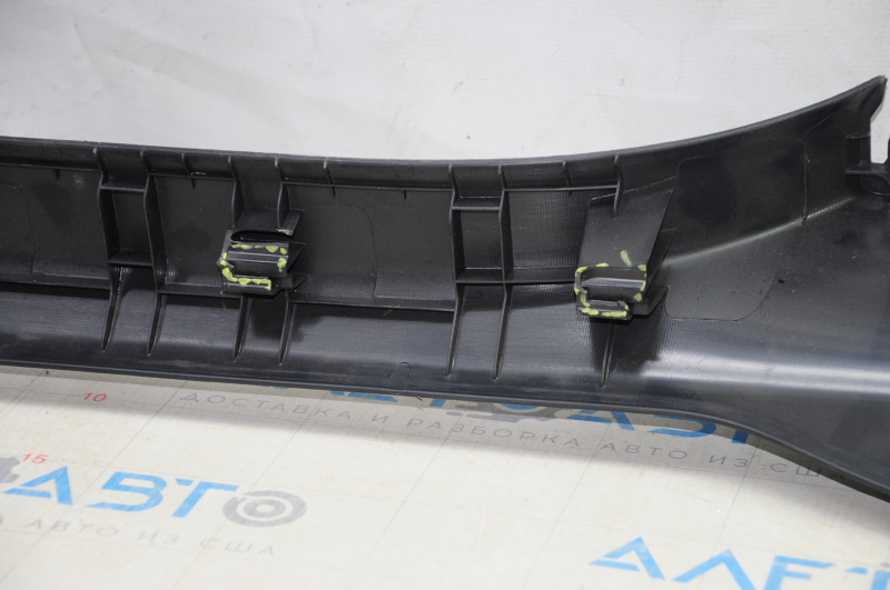 Door sill trim inner left VW Passat b8 16-19 USA black, no fragment, broken fastener, scratches