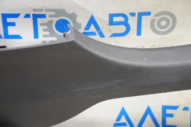 Door sill trim inner left VW Passat b8 16-19 USA black, no fragment, broken fastener, scratches