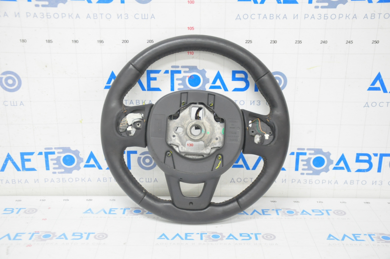 Naked steering wheel Jeep Compass 17-21 leather, black, scratches on the pad