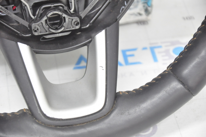Naked steering wheel Jeep Compass 17-21 leather, black, scratches on the pad