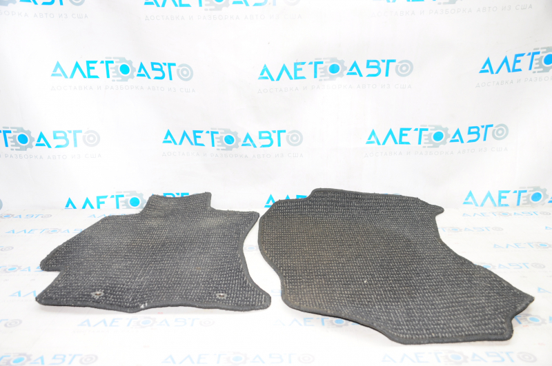 Set of floor mats for Subaru Forester 16-17 SJ black cloth
