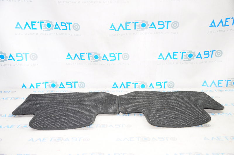 Set of floor mats for Subaru Forester 16-17 SJ black cloth