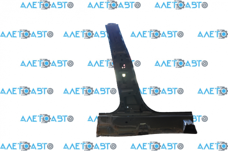 The central left body pillar of Ford Fusion mk5 13-20 is sawn off, pokes