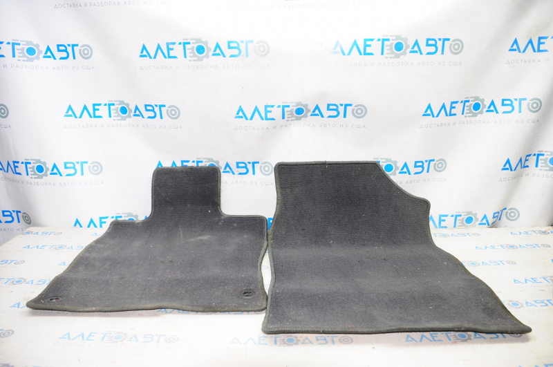 Set of floor mats for Honda Civic X FC 16-17 4d black cloth, dry cleanable