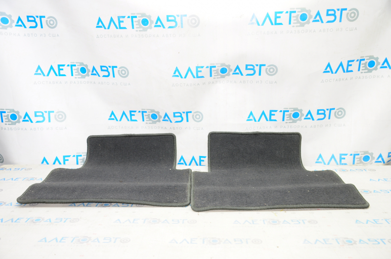 Set of floor mats for Honda Civic X FC 16-17 4d black cloth, dry cleanable