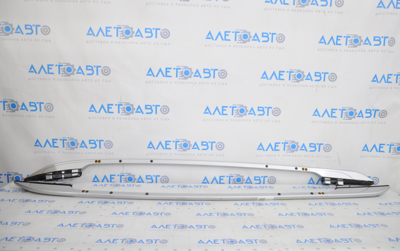 Roof rails complete with pads Nissan Rogue 14-20 broken pad mount