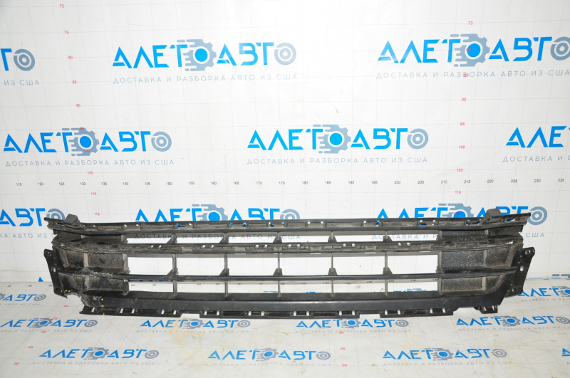 Lower grille of front bumper VW Jetta 15-18 USA without parking sensors, no fragment, pressed