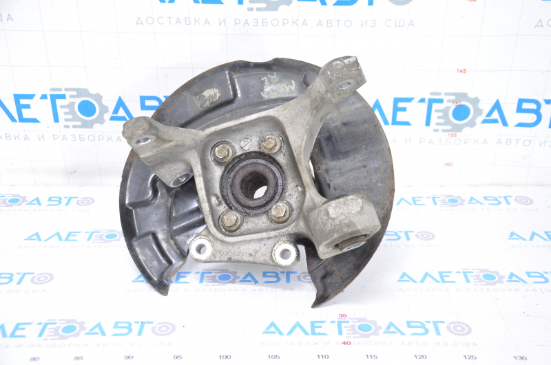 Trunnion with hub rear left Ford Fusion mk5 13-20 under cone, with casing, rusty hub, humming bearing