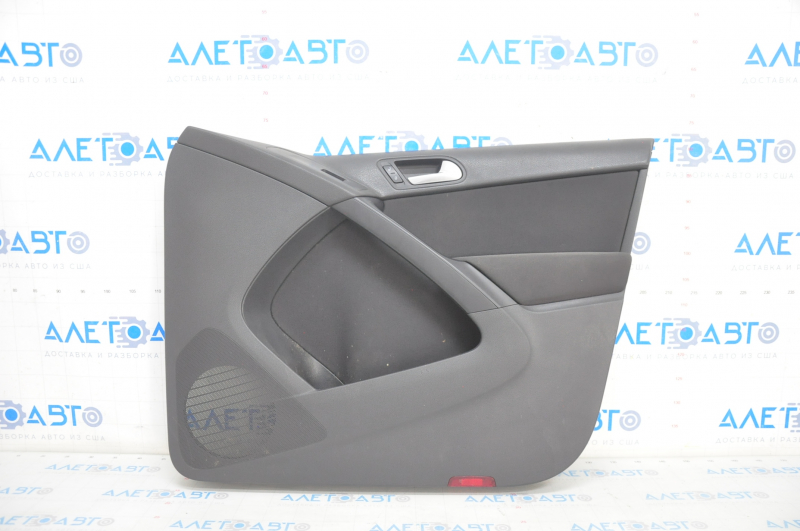 Door trim card front right VW Tiguan 09-17 black, for dry cleaning, scratches
