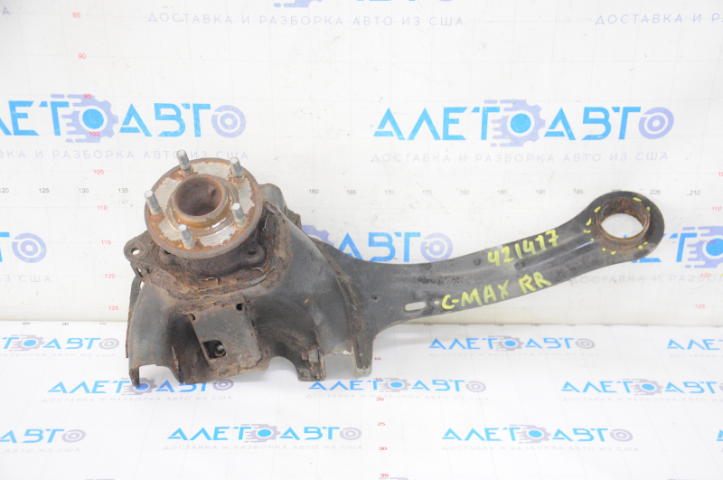 Rear right axle Ford C-max MK2 13-18 with lever, with hub, rusty, silent block to replace, bearing hums