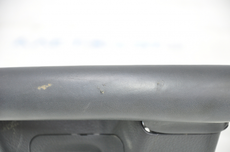 Naked steering wheel Toyota Highlander 14-19 leather, scratches