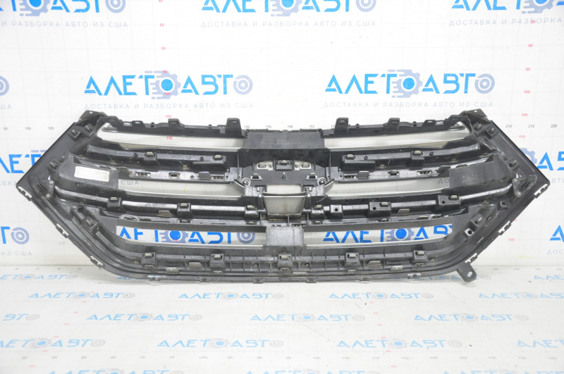Grille radiator grill Ford Edge 15-18 complete with badge, sand on chrome