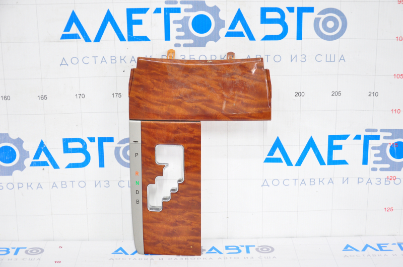 Gear shifter cover Toyota Camry v40 hybrid, wood grain