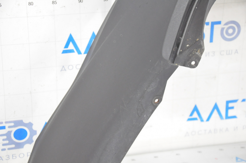 Rear bumper lip Ford Edge 15-18 pre-rest, structure, for parking sensors, without towbar, scratches