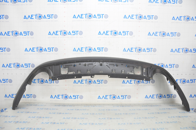 Rear bumper lip Ford Edge 15-18 pre-rest, structure, for parking sensors, without towbar, scratches