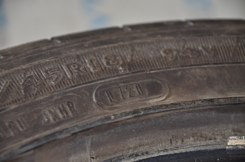 Tire R18 235/45 GoodYear Eagle LS 2 2020 all-season 5.5mm hole, no rubber fragment