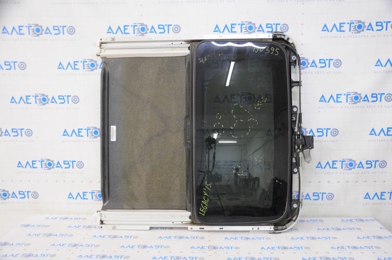 Subaru Legacy 15-19 sunroof assembly, gray curtain, dry-cleanable, scratches