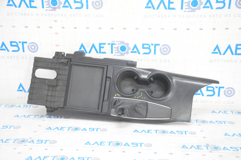 Center console trim with cup holders Toyota Camry v70 18-20 black, paint swelled