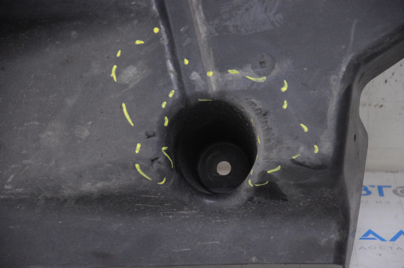 Rear right underbody protection Ford Fusion mk5 13-20 worn, tears