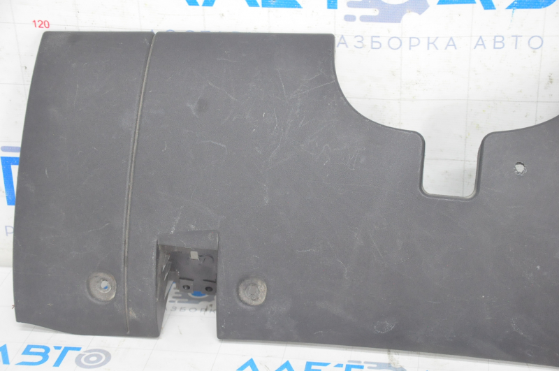 Driver's knee pad Mitsubishi Galant 04-12 black, scratches, non-factory holes