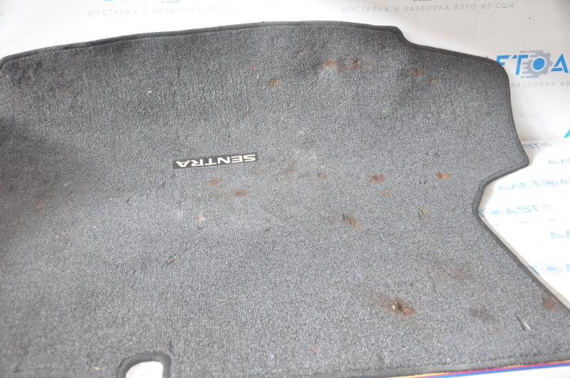 Trunk carpet Nissan Sentra 13-19 gray, for dry cleaning