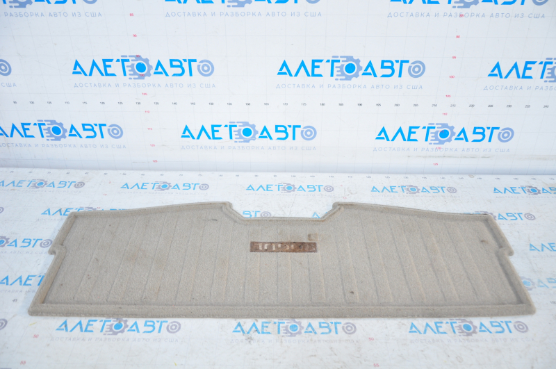 Rear trunk mat Nissan Rogue 14-20 beige for 2 rows, for dry cleaning