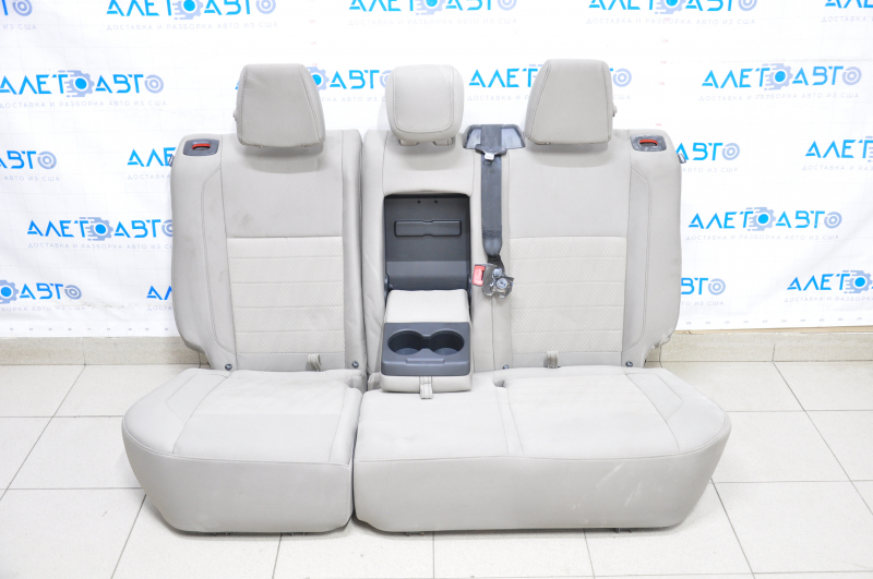 Rear row of seats 2nd row Ford Ecosport 18-22 cloth, gray, without airbag, for dry cleaning