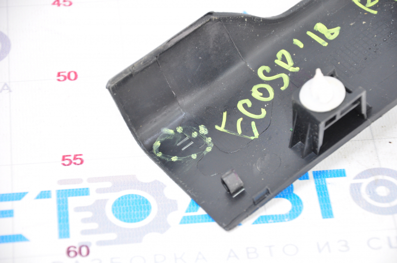 Door sill trim rear right Ford Ecosport 18-22 black, broken fastener