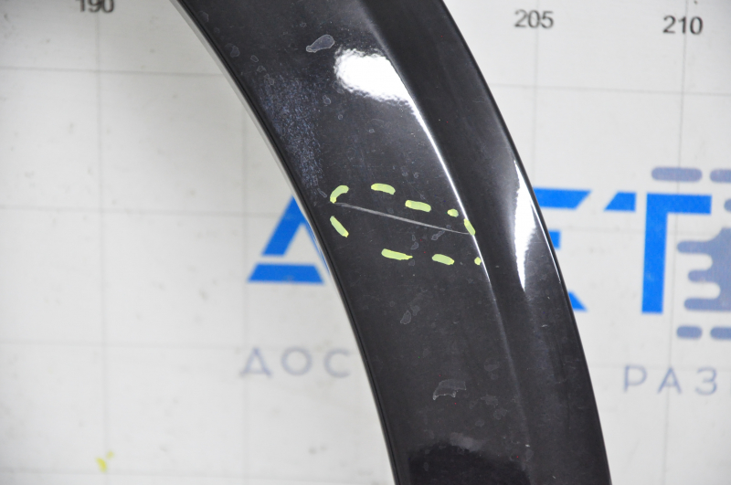 Rear right wing arch trim Infiniti QX30 17- FWD, black gloss, broken crepe, scratch