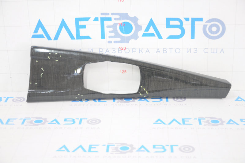 Center console trim for multimedia joystick BMW 3 F30 12-18 dark wood, type 3