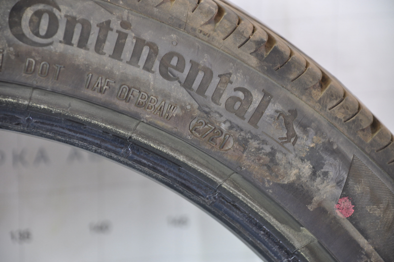Tire 4pcs set R19 235/40 Continental ProContact 2021 all-season 6mm