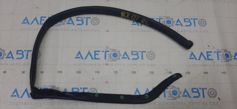 Seal of the rear left door Lexus RX350 RX450h 10-15 on the end