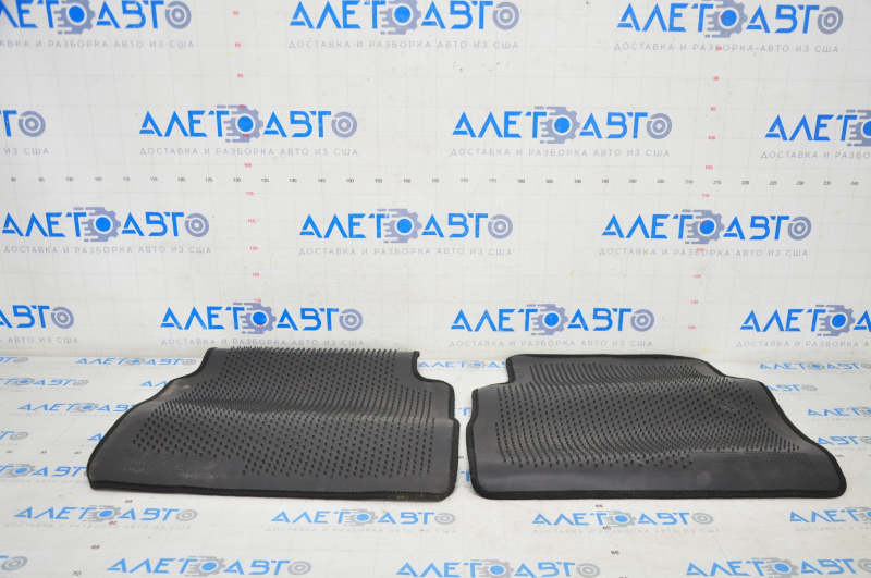 Set of floor mats Hyundai Sonata 11-15 cloth black, for cleaning