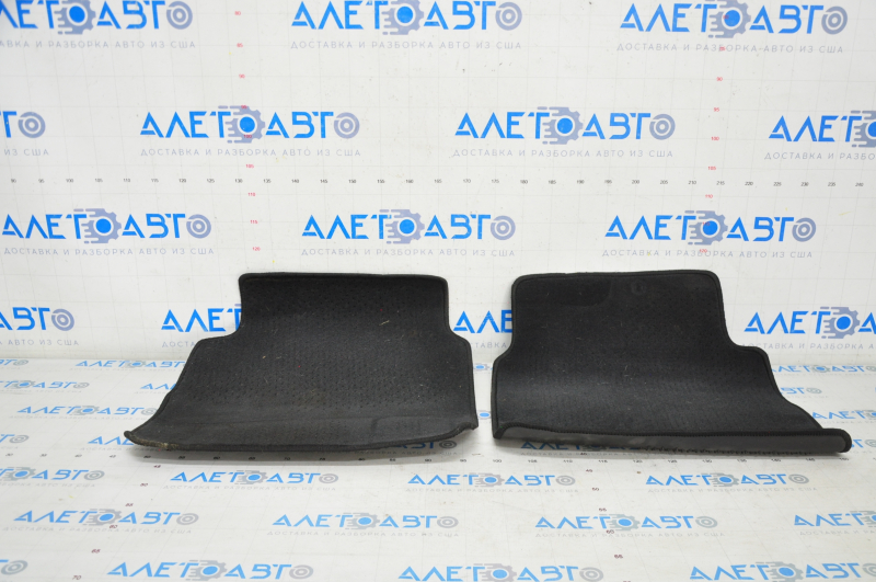 Set of floor mats Hyundai Sonata 11-15 cloth black, for cleaning