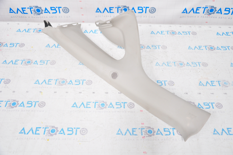Front pillar trim left Nissan Leaf 13-17 gray, under the tweeter, plastic turned white