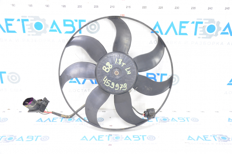 Cooling fan left VW Passat b8 16-19 USA big, bearing hums
