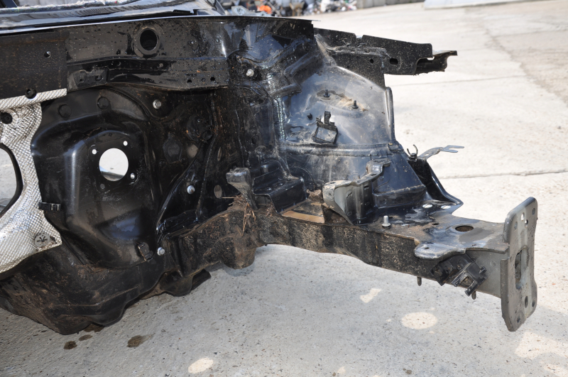 Front left quarter VW Passat b8 16-19 USA on the body, black, bumps on the threshold